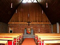 Kirchenraum in der Ev. Kirche in Gudenhagen